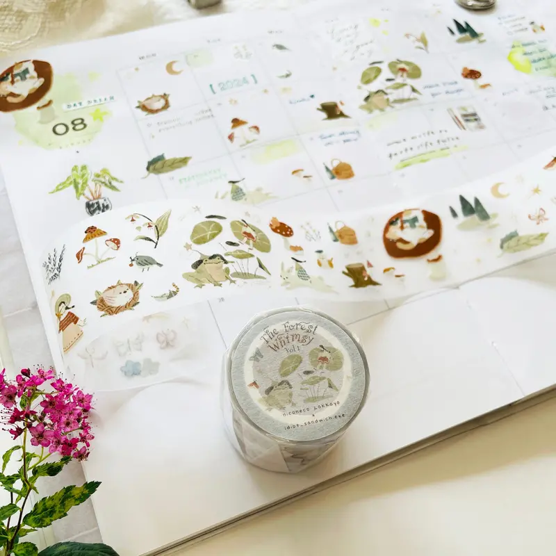 Niconeco Zakkaya - Washi Tape - The Forest Whimsy Vol.1 (Pet) 1