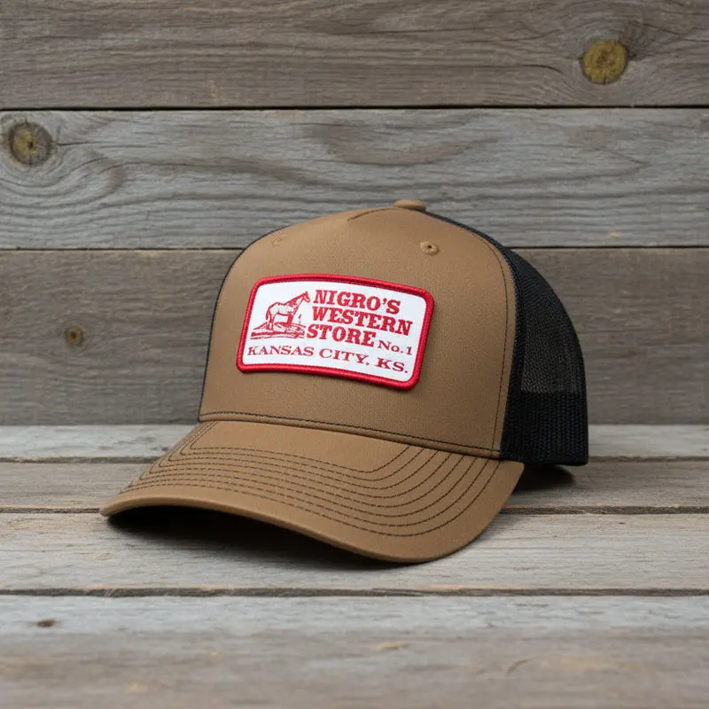 Nigro's 5 Panel Richardson 112 Camel/Black Og Patch - Nbc 1 1