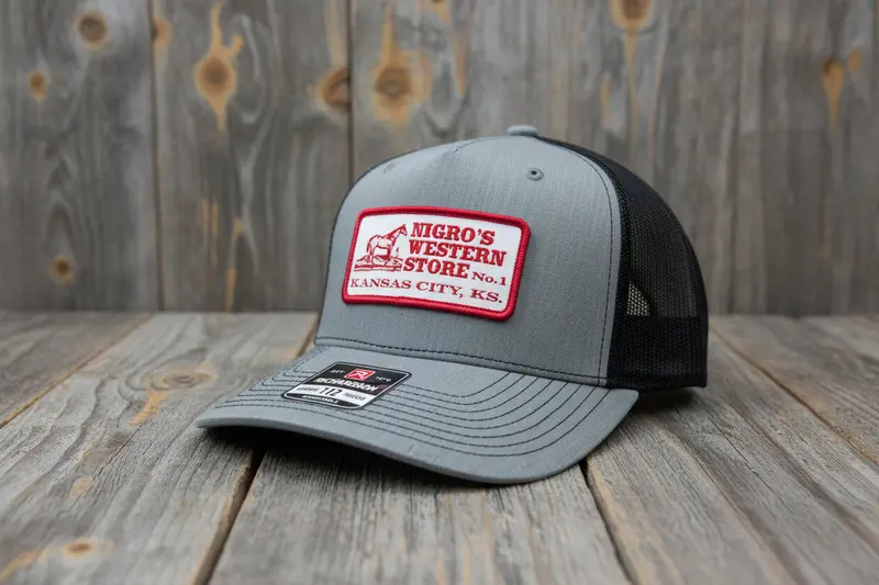 Nigro's 5 Panel Richardson 112 Grey/Black Og Patch - Nbc 21 1