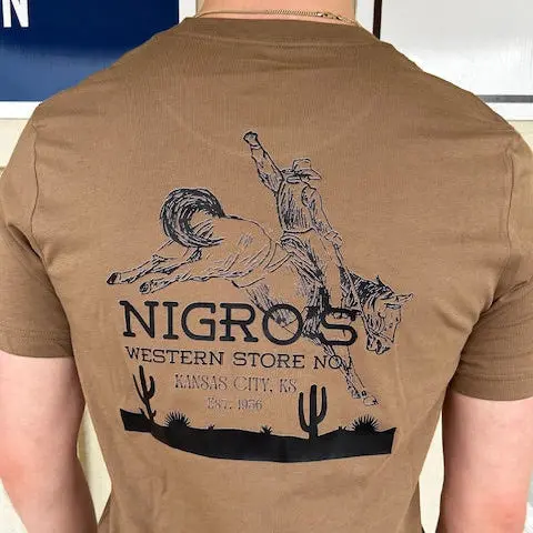 Nigro's Bucking Horse Bella + Canvas Cvc Jersey Tee 2