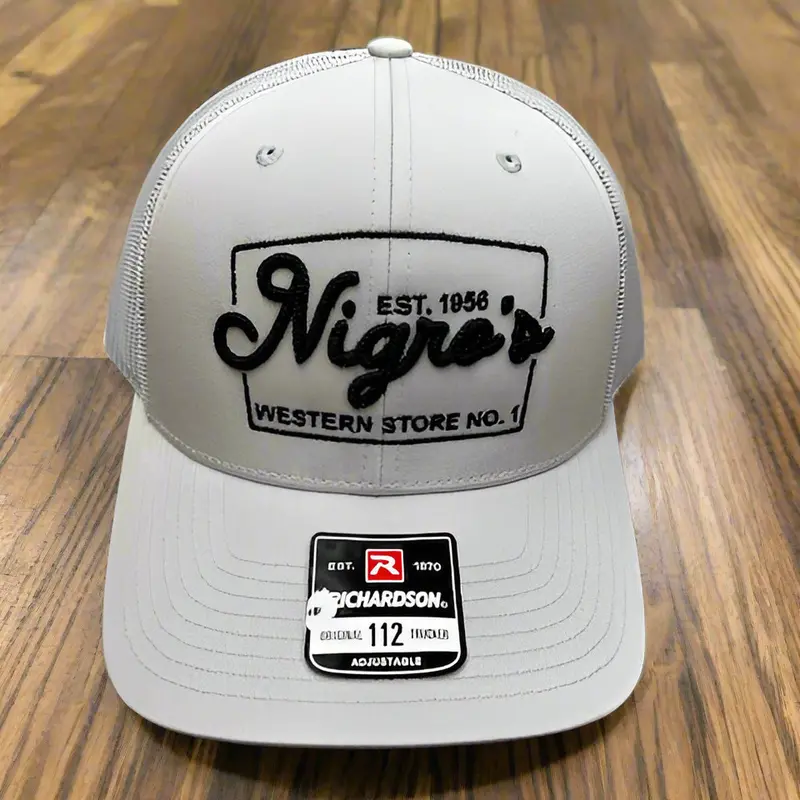 Nigro's Richardson 112 Solid Light Grey Black Logo - Nbc 25 1