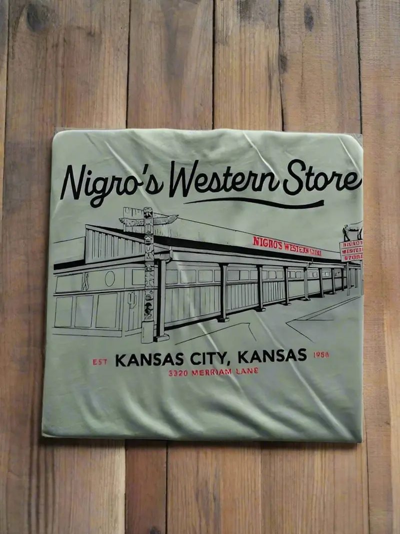 Nigro's Western Store Front T-Shirt 1