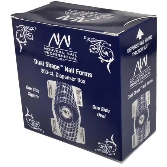 Nn Dual Shape Nail Form 300-Ct/Box 1