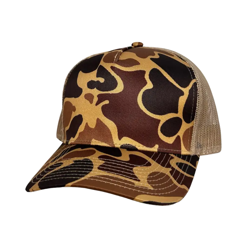 Old School Camo Snapback 1