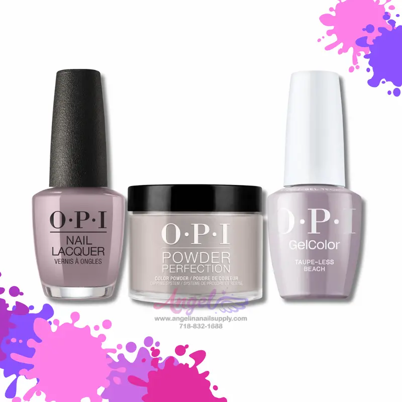 Opi 3In1 Combo Dp-Gc-Nl A61 Taupe-Less Beach 1