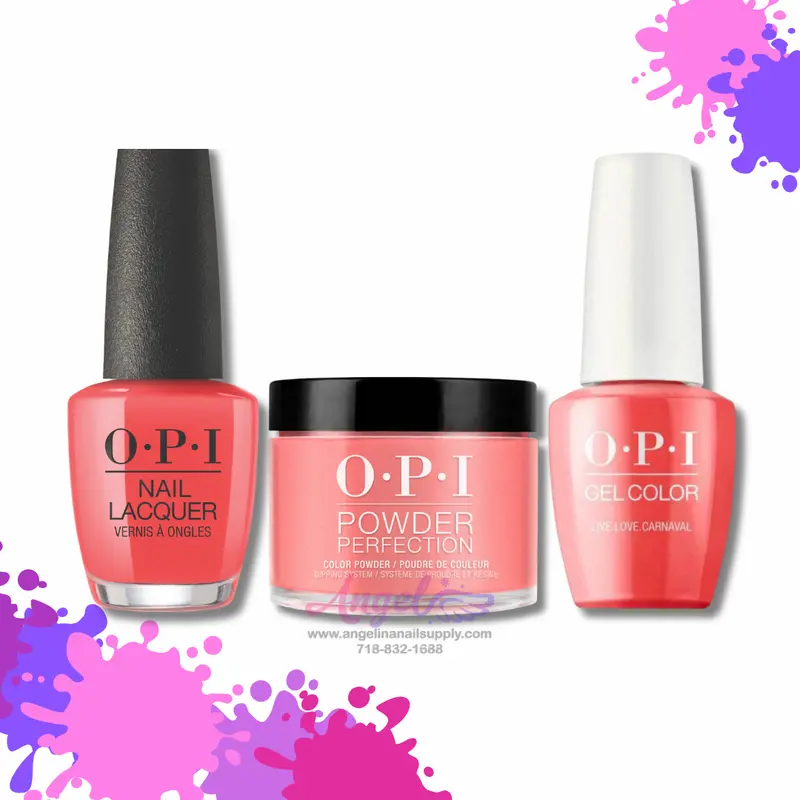 Opi 3In1 Combo Dp-Gc-Nl A69 Live. Love. Carnaval 1