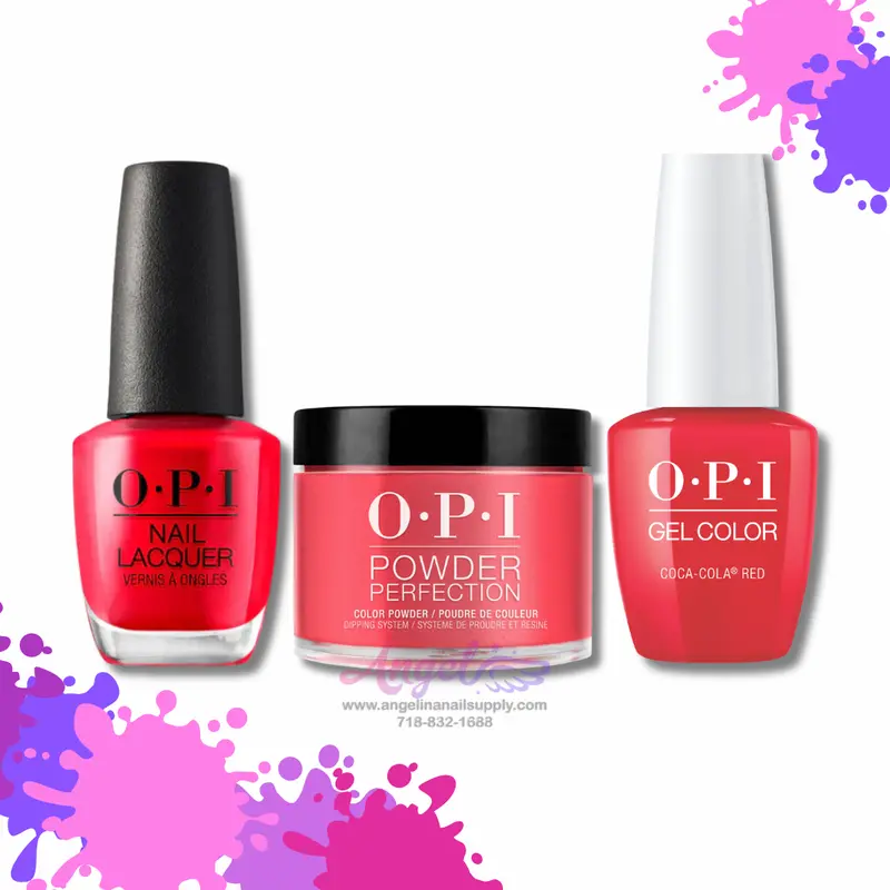 Opi 3In1 Combo Dp-Gc-Nl C13 Coca-Cola Red 1
