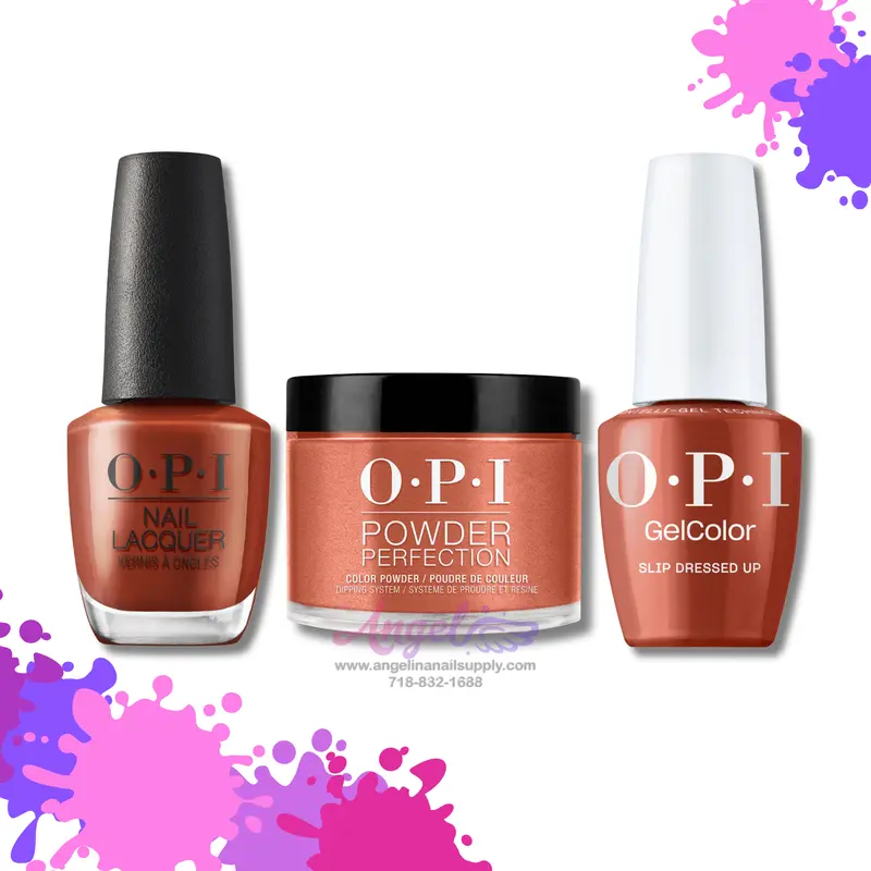 Opi 3In1 Combo Dp-Gc-Nl F025 Slip Dressed Up 1