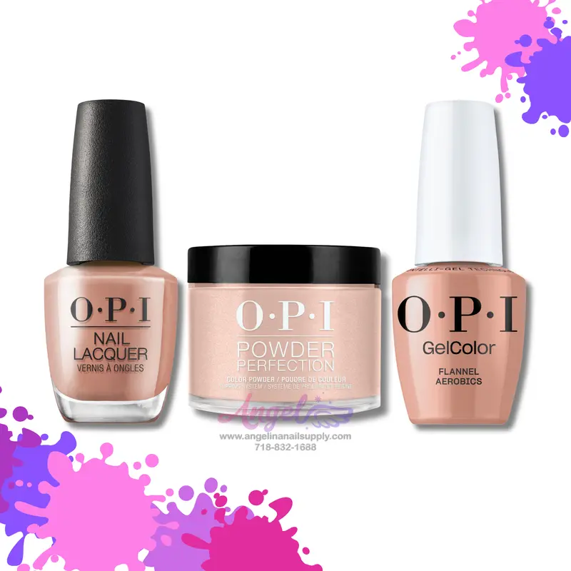 Opi 3In1 Combo Dp-Gc-Nl F027 Flannel Aerobics 1
