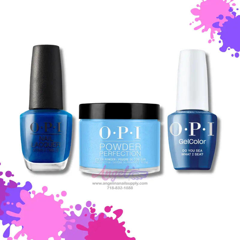Opi 3In1 Combo Dp-Gc-Nl F84 Do You Sea What I Sea? 1