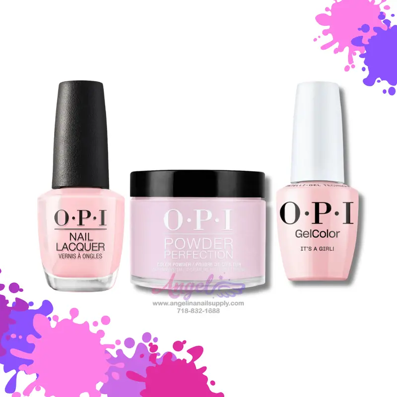 Opi 3In1 Combo Dp-Gc-Nl H39 It's A Girl! 1
