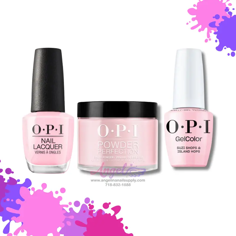 Opi 3In1 Combo Dp-Gc-Nl H71 Suzi Shops And Island Hops 1