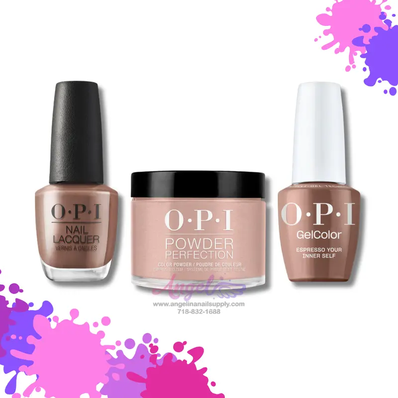 Opi 3In1 Combo Dp-Gc-Nl La04 Espresso Your Inner Self 1