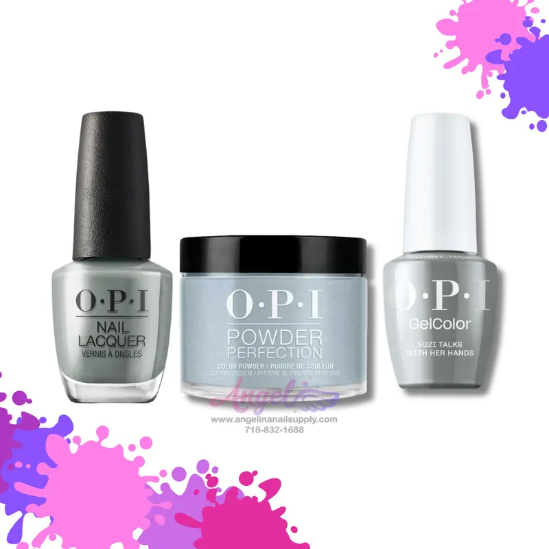 Opi 3In1 Combo Dp-Gc-Nl Mi07 Suzi Talks With Her Hands 1