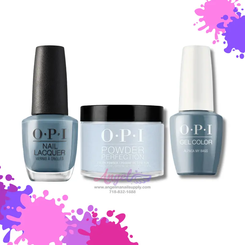 Opi 3In1 Combo Dp-Gc-Nl P33 Alpaca My Bags 1