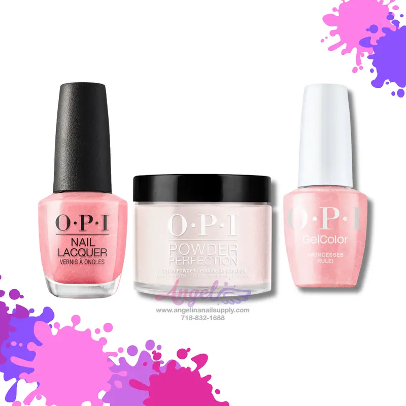 Opi 3In1 Combo Dp-Gc-Nl R44 Princesses Rule 1