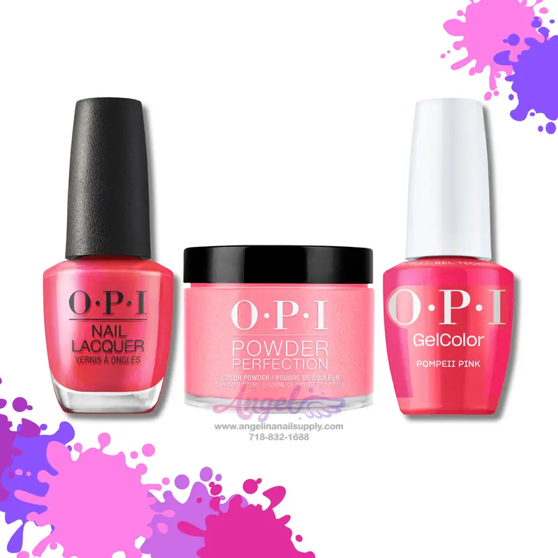 Opi 3In1 Combo Dp-Gc-Nl S067 Pompeii Pink 1