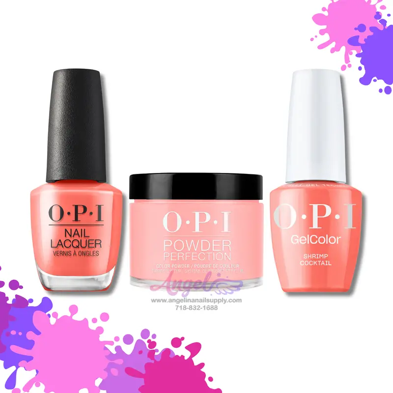 Opi 3In1 Combo Dp-Gc-Nl S068 Shrimp Cocktail 1