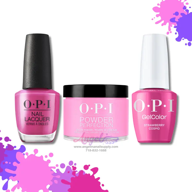 Opi 3In1 Combo Dp-Gc-Nl S070 Strawberry Cosmo 1