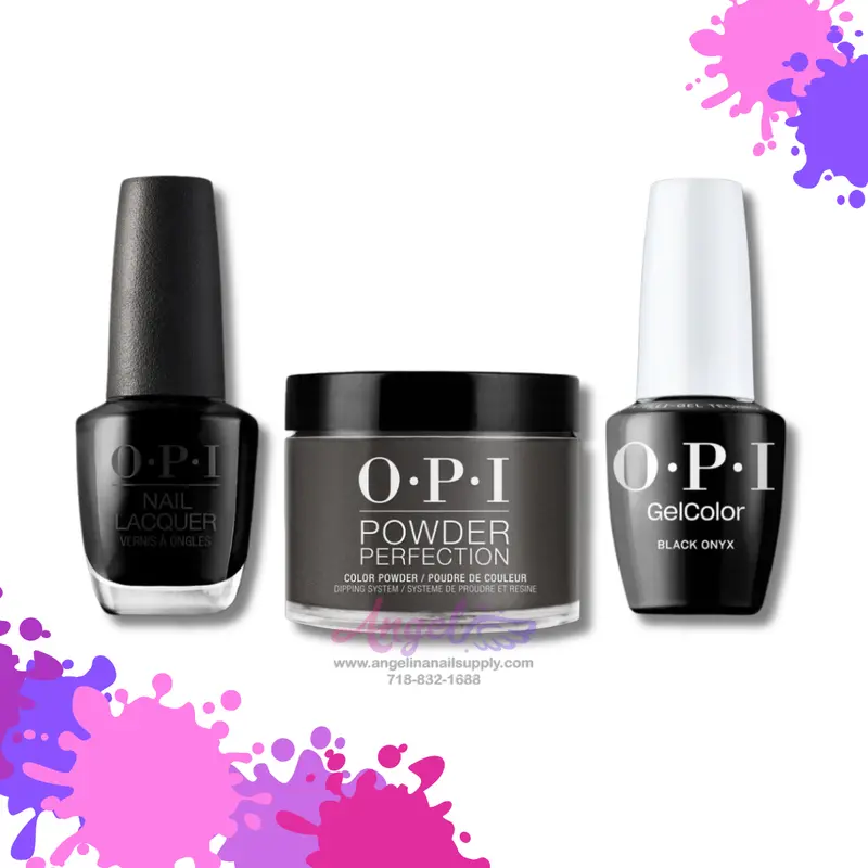 Opi 3In1 Combo Dp-Gc-Nl T02 Black Onyx 1