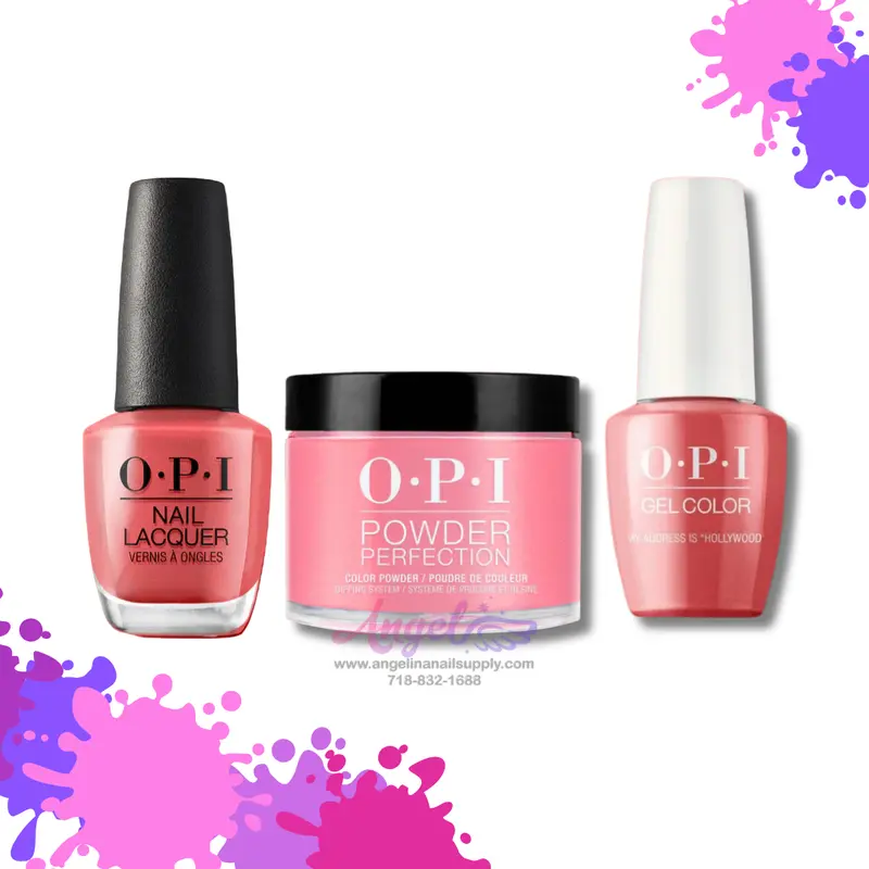 Opi 3In1 Combo Dp-Gc-Nl T31 My Address Is "Hollywood" 1