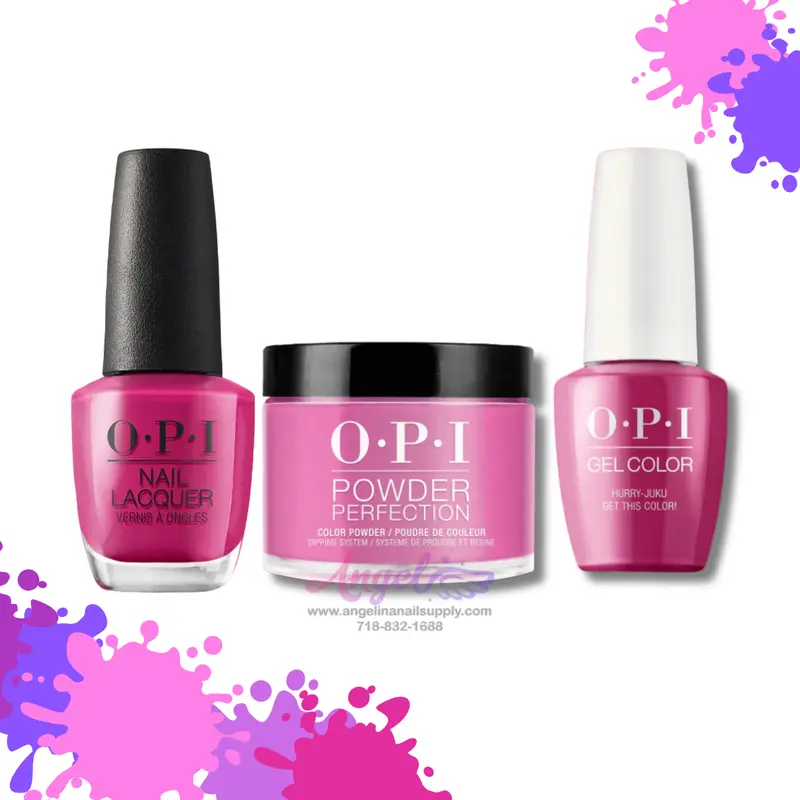 Opi 3In1 Combo Dp-Gc-Nl T83 Hurry-Juku Get This Color! 1
