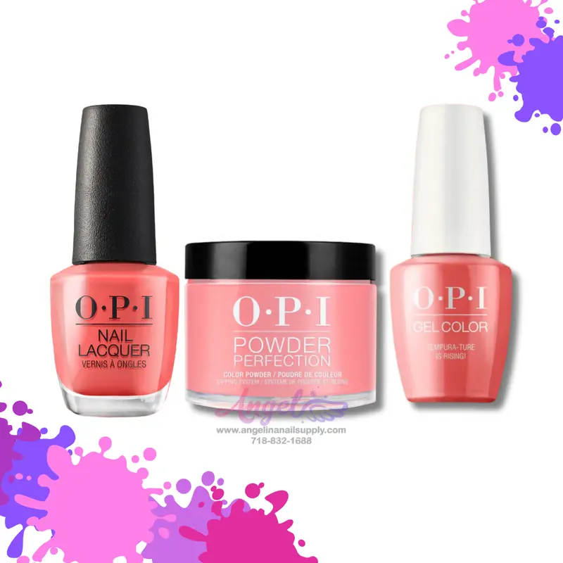 Opi 3In1 Combo Dp-Gc-Nl T89 Tempura-Ture Is Rising! 1