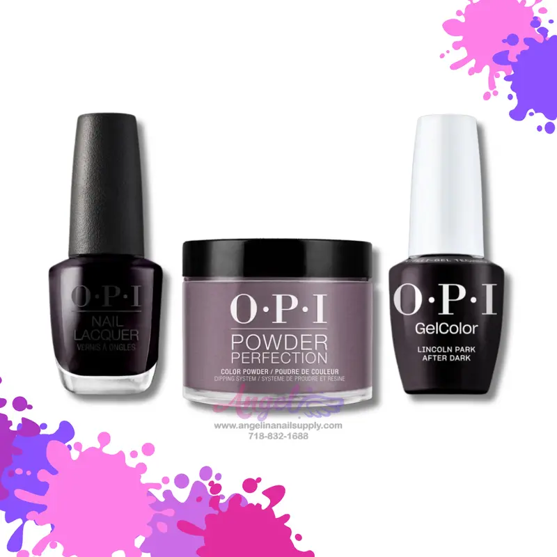 Opi 3In1 Combo Dp-Gc-Nl W42 Lincoln Park After Dark 1