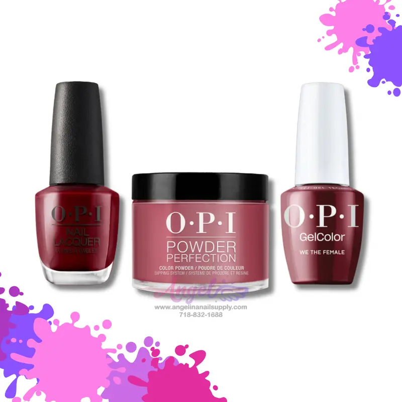 Opi 3In1 Combo Dp-Gc-Nl W64 We The Female 1