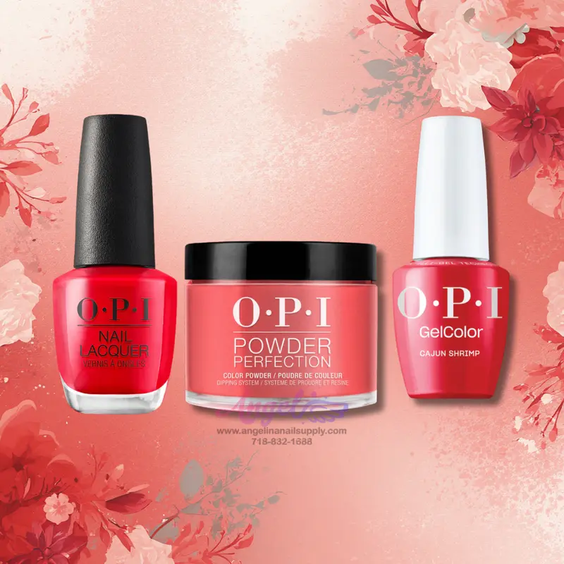 Opi 3In1 Combo Dp-Gct-Nl L64 Cajun Shrimp 1