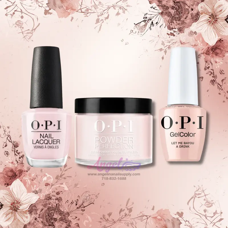 Opi 3In1 Combo Dp-Gct-Nl N51 Let Me Bayou A Drink 1