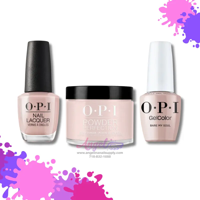 Opi 3In1 Combo Dp-Gct-Nl Sh4 Bare My Soul 1