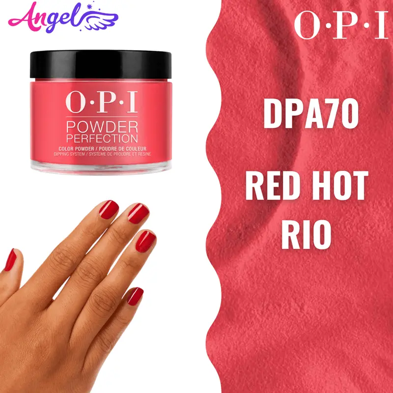 Opi Dip Powder Dp A70 Red Hot Rio 1