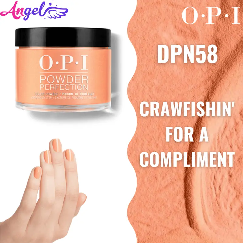 Opi Dip Powder Dp N58 Crawfishin For A Compliment 1