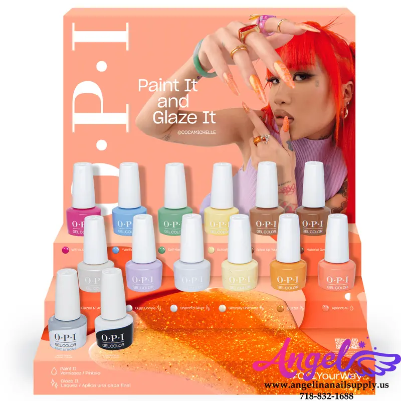 Opi Gel Color - Opi Your Way Collection 12 Colors & 1 Base Gel 1 Top Gel| Spring 2024 1