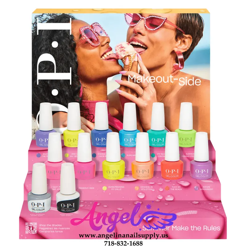 Opi Gel Color - Summer Make The Rules Collection 12 Colors & 1 Base Gel 1 Top Gel| Summer 2023 1