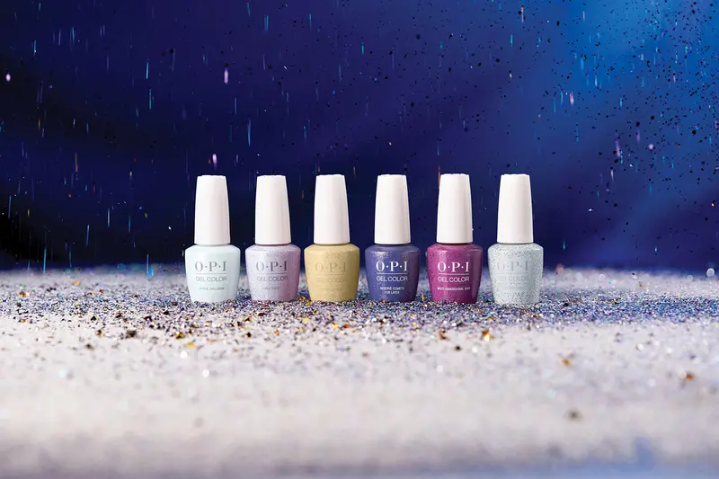 Opi Gel Colors -High Definition Glitters Collection 6 Colors 1
