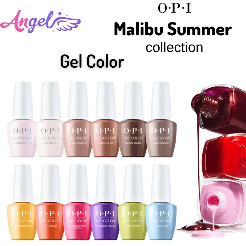 Opi Gel Colors - Malibu Collection 12 Colors | Summer 2021 1