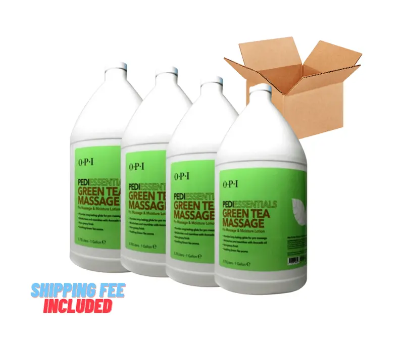 Opi Green Tea Message Lotion (Box / 4 Gallons) 1