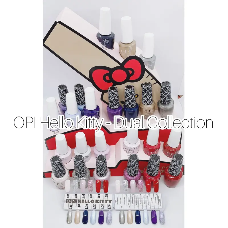 Opi Hello Kitty - Dual (Collection) - 24 Colors 1