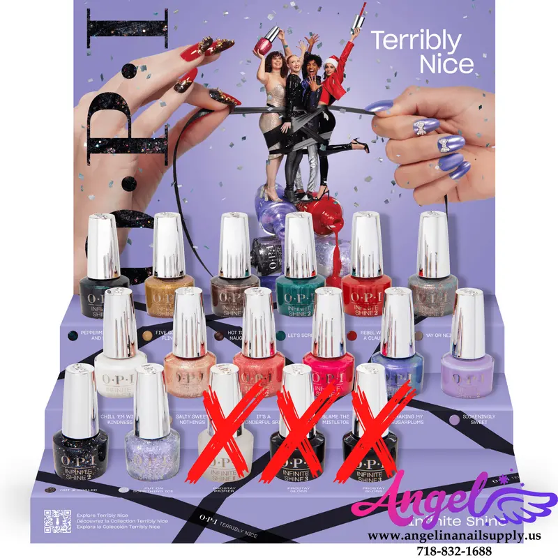 Opi Infinite Shine - Terribly Nice Collection 14 Colors Only | Holiday 2023 1