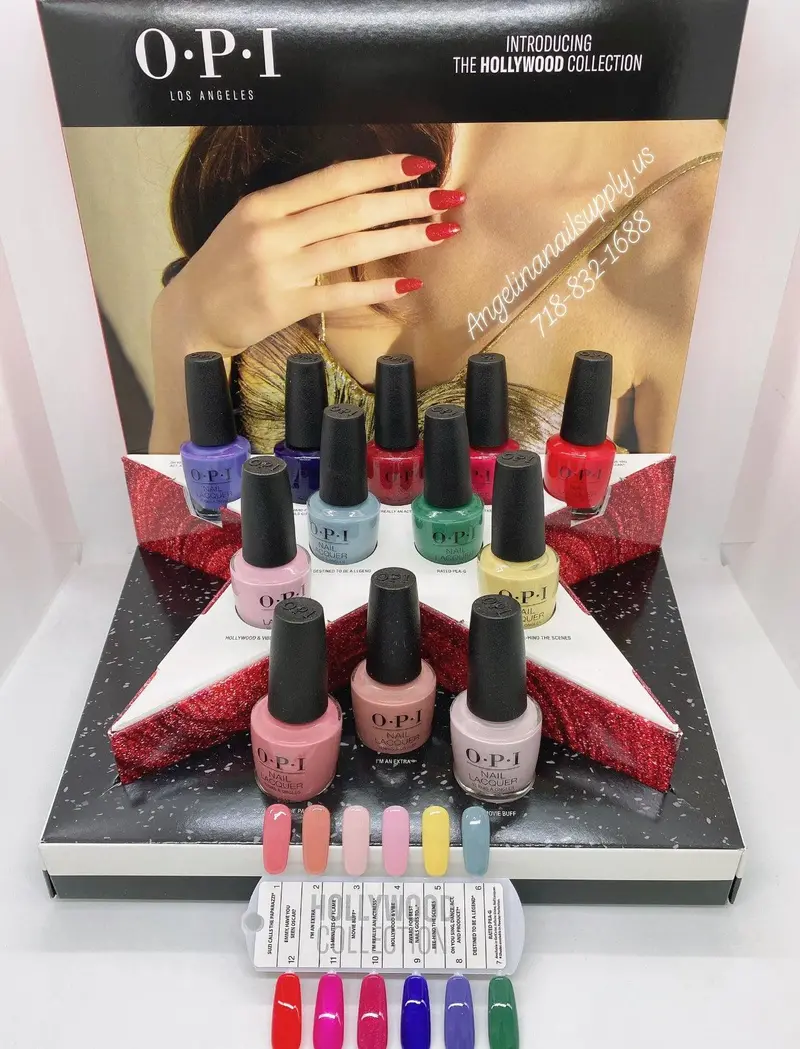 Opi Nail Lacquer - Hollywood Collection 12 Colors 1