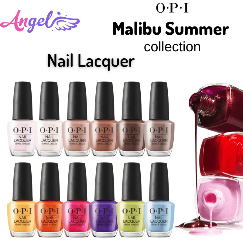 Opi Nail Lacquer - Malibu Collection 12 Colors | Summer 2021 1