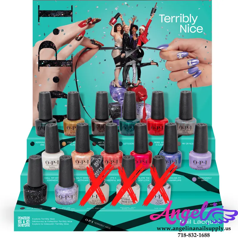 Opi Nail Lacquer - Terribly Nice Collection 14 Colors Only | Holiday 2023 1