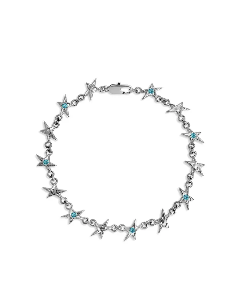 Organic Blue Stone Star Bracelet 1