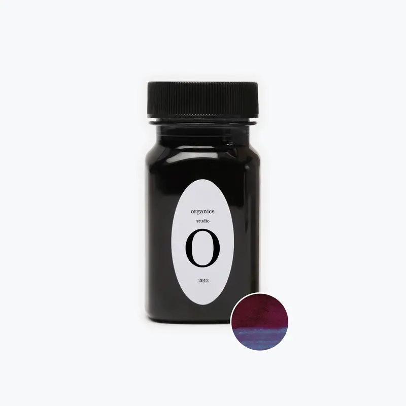 Organics Studio - Fountain Pen Ink - Masters Of Writing - Ralph Waldo Emerson Twilight Blue (Sheen) <Outgoing> 1