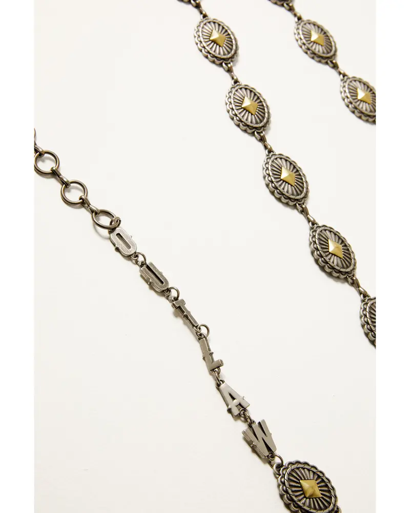 Outlaw Country Swag Gold Chain Belt 1