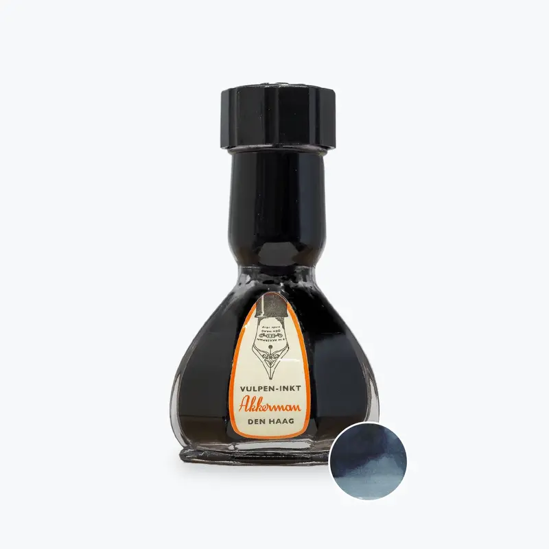 P.W. Akkerman - Fountain Pen Ink - 10 Akkerman Ijzer-Galnoten Bl/Zw 1