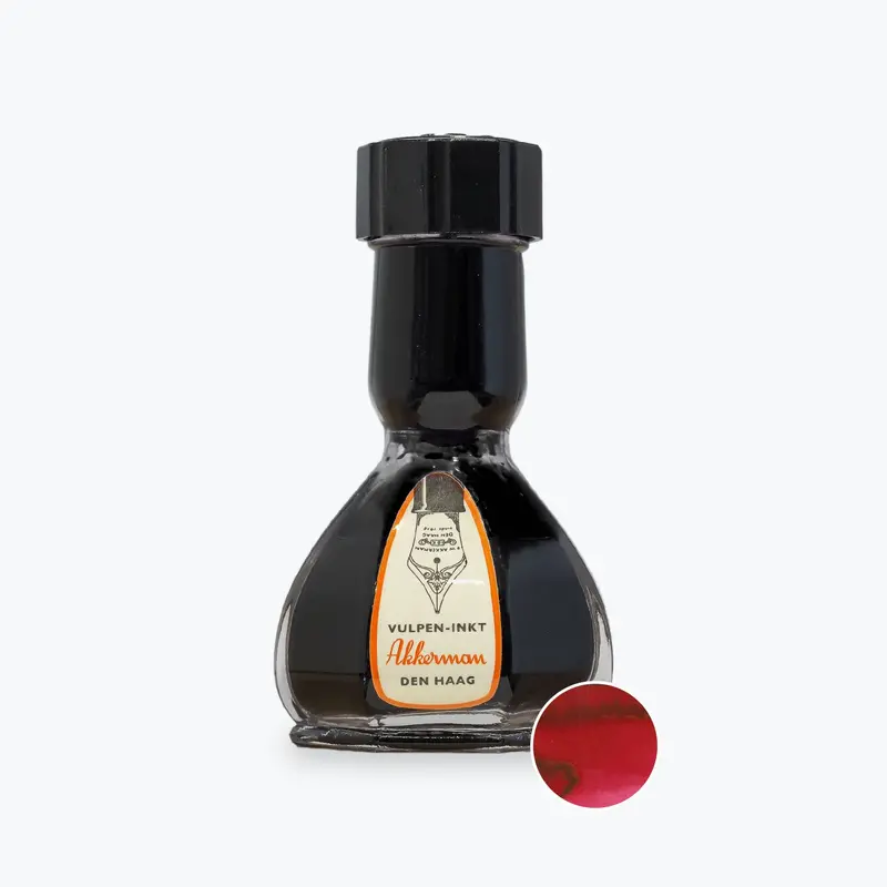 P.W. Akkerman - Fountain Pen Ink - 19 Rood Haags Pluche 1