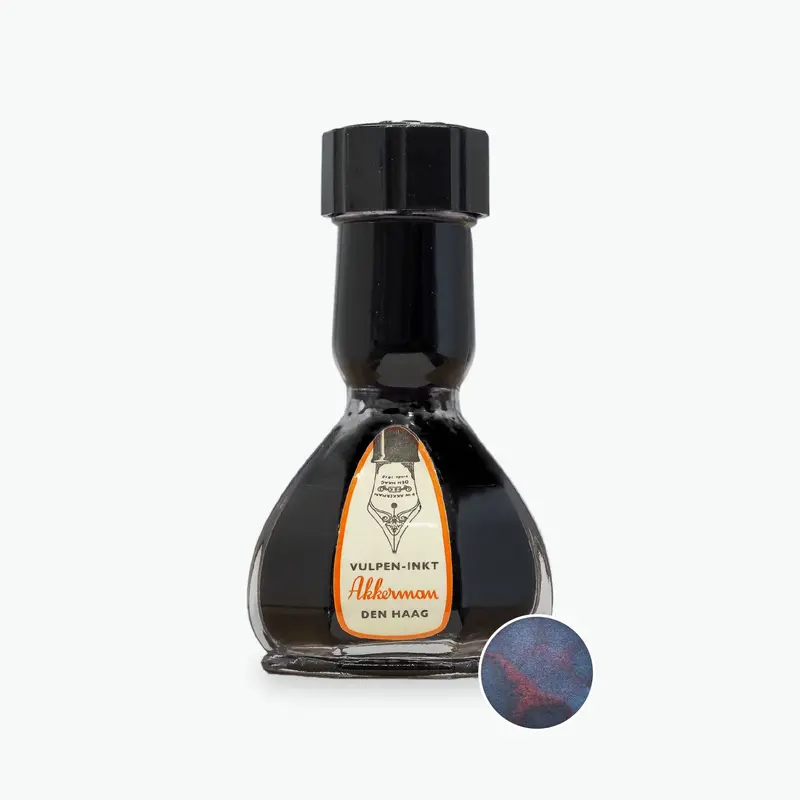 P.W. Akkerman - Fountain Pen Ink - Business In The Front, Party In The Back Blue 1